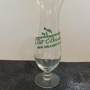 Vintage "Pat O'Brien's New Orleans" Collector's Hurricane Drinking Glass